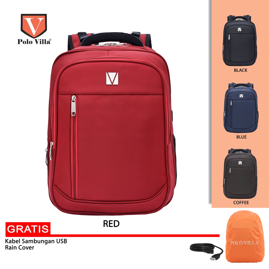 (Toko OB) Tas Murah Punggung Pria Polo Villa Motion Adventure 18004-35 Liter Tas Sekolah