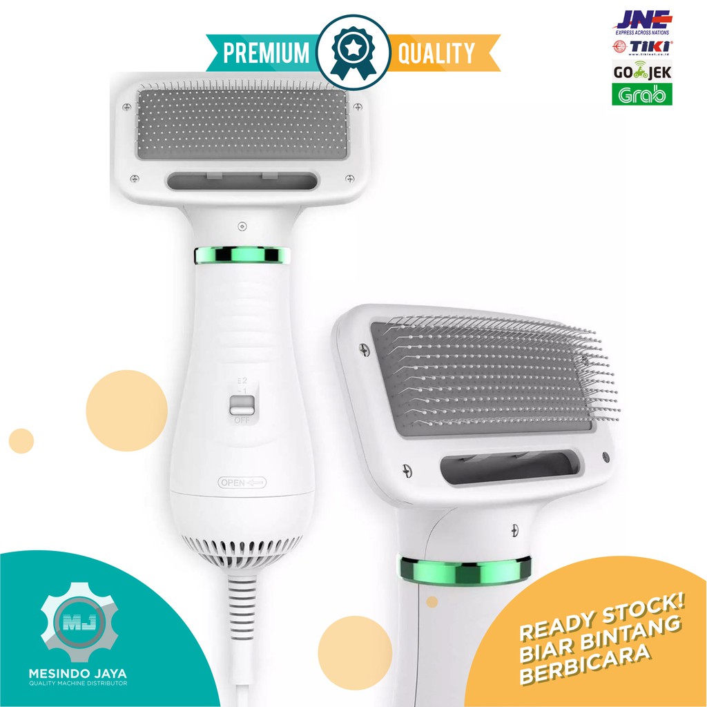 Sisir Pengering Bulu Hewan Anjing Kucing 2 in 1 Pet Grooming Brush Dryer Dog Cat Multifunction 2in1