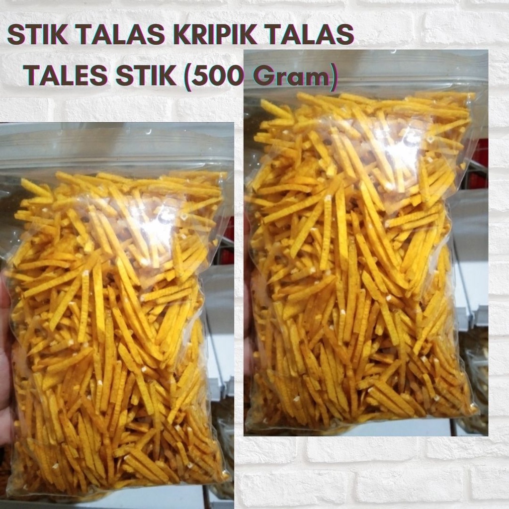 

STIK TALES KRIPIK TALAS STICK TALES RENYAH ( 500 Gram)