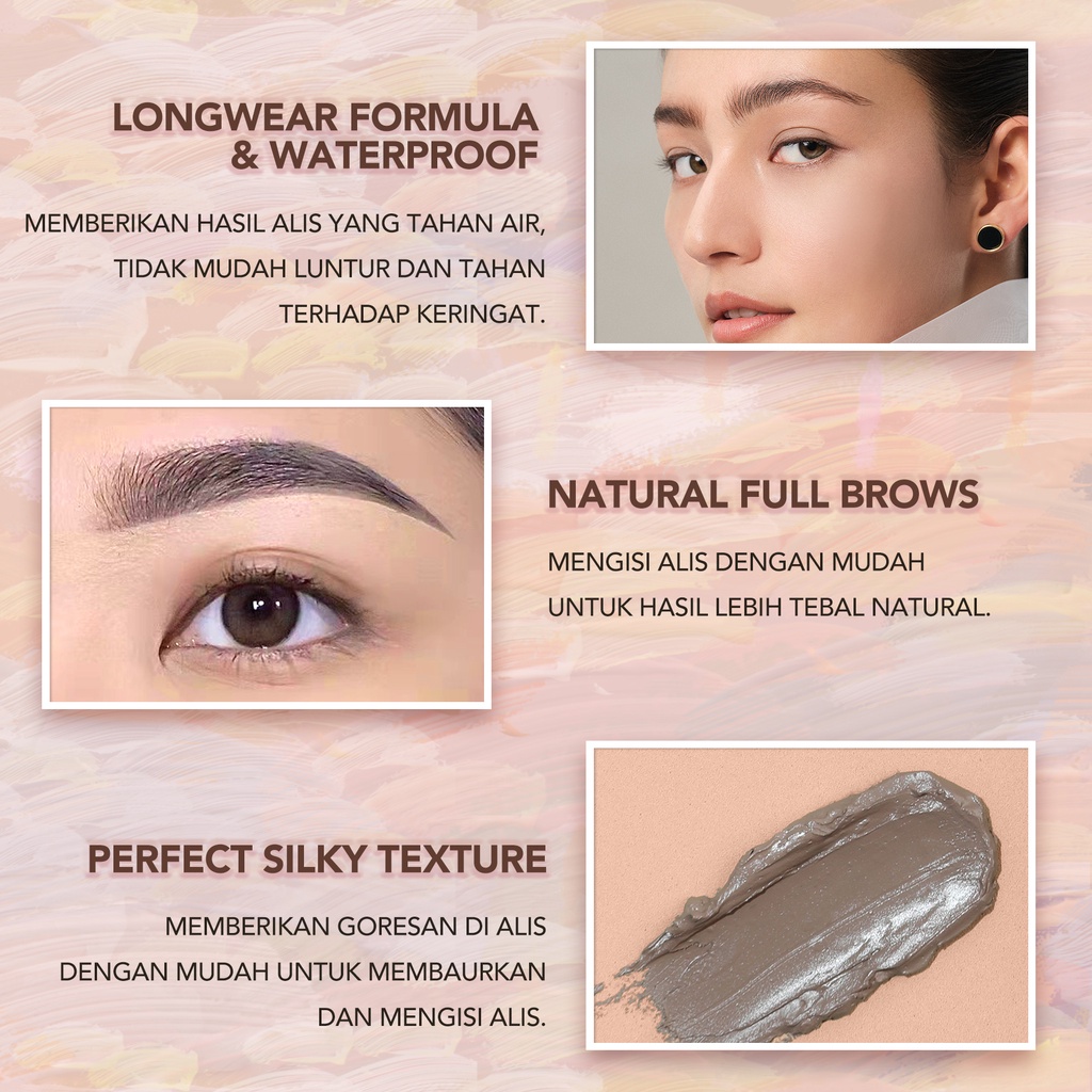 ★ BB ★  Y.O.U Colorland Art Shaping Brow Pomade - Eyebrow Gel Pomade Cream | Alis Waterproof Longwear - YOU