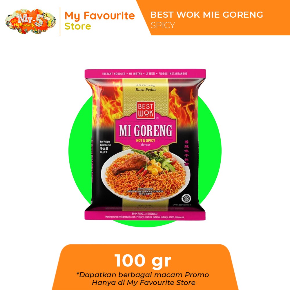 

BEST WOK MIE GORENG - BESWOK HOT & SPICY - BESWOK MIE INSTAN GORENG