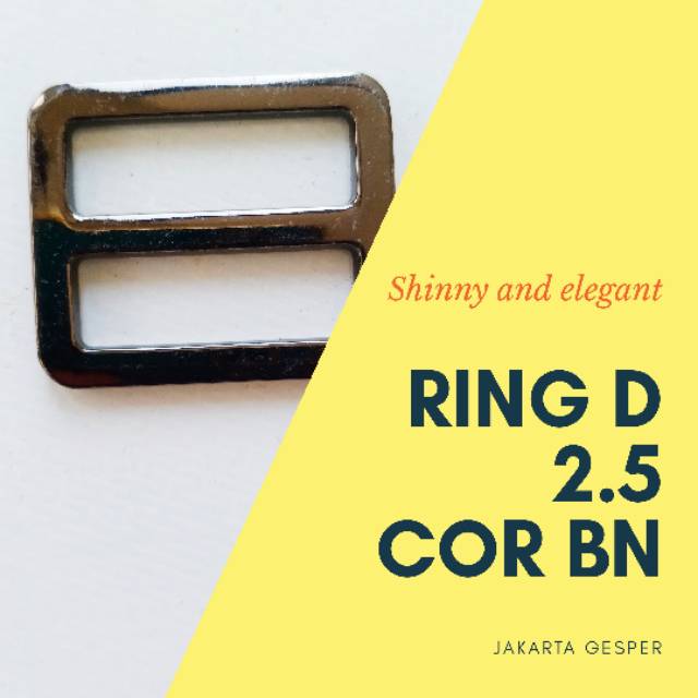 RING TAS 2.5 CM ANGKA 8 cor