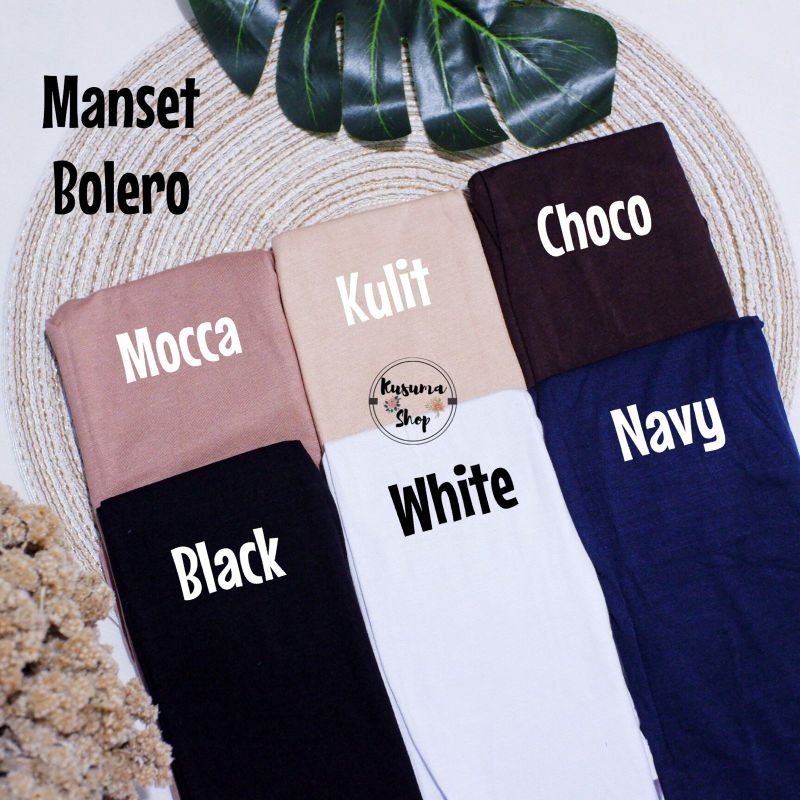 Manset Tangan Sambung Bolero bahan Rayon