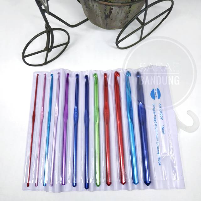 Hakpen Lotus Besi Crochet Hooks Set - Hakpen/Jarum Rajut - Hakpen Pemula