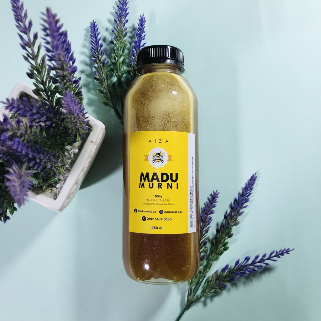 

Madu Murni Aiza 450ml - Madu Hutan (Asli dari Sembakung, Kalimantan Utara)