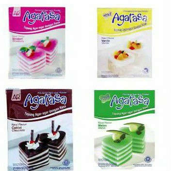 

AGARASA COKLAT / AGARASA VANILLA / MELON / STRAWBERRY