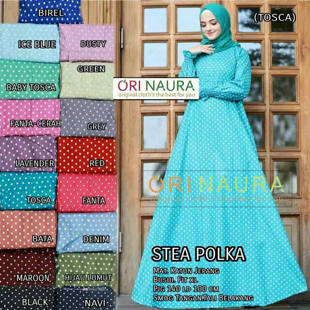 Gamis Stea Polka original Naura