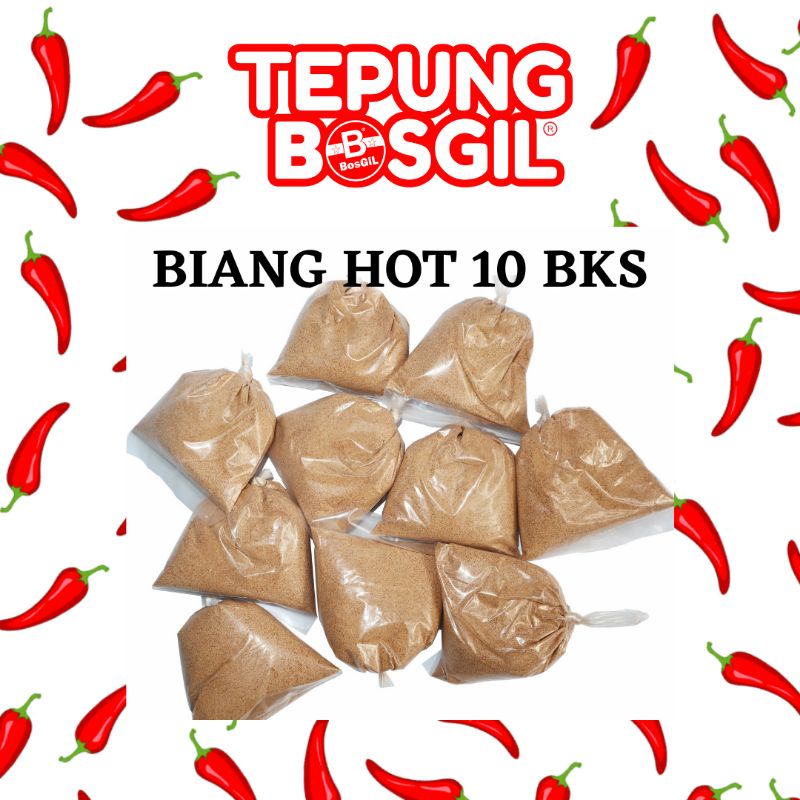 

Tepung Premium biang Fried Chicken extra pedas berat 70gram isi 10 bungkus