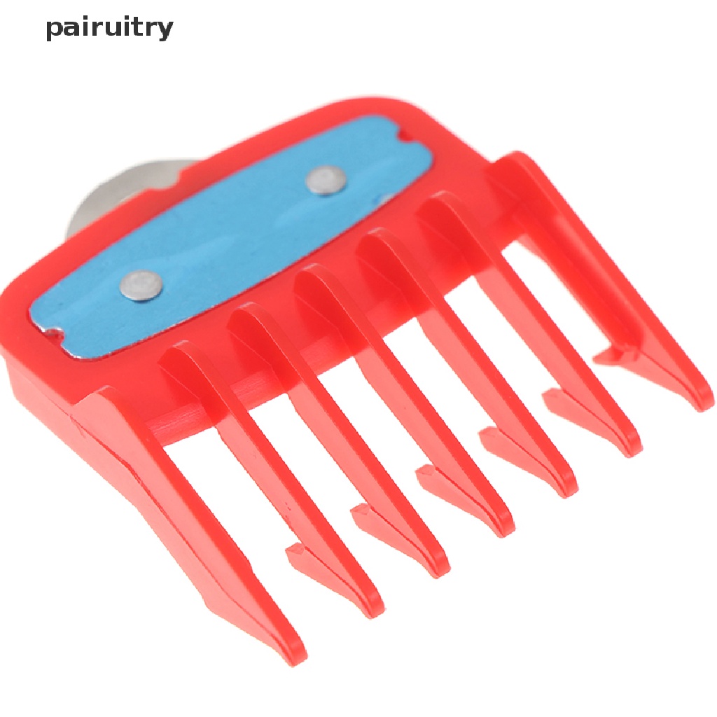 Prt Set Sisir Pemandu Ukuran 1.5 + 4.5mm Warna Merah Dengan Holder Metal PRT