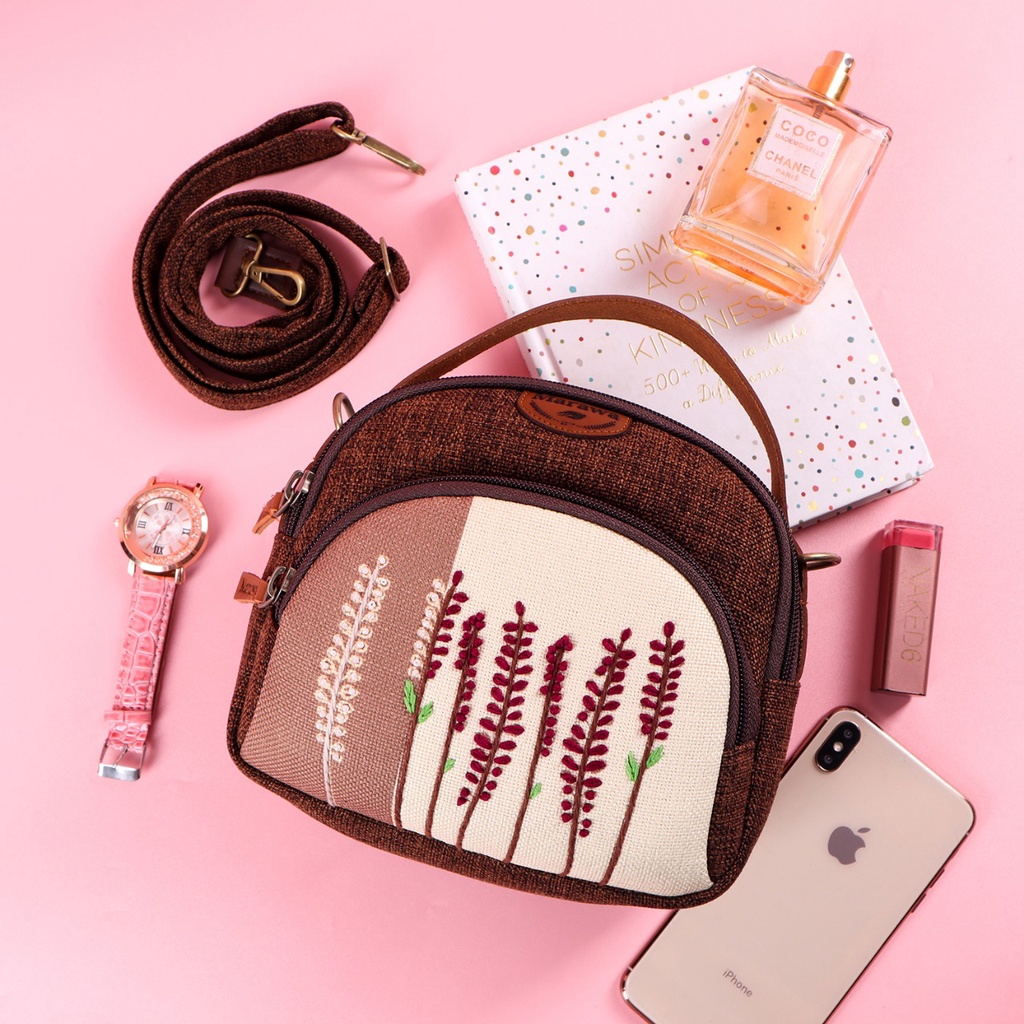 Tas Selempang LAVIN Marawa Quna Etnik Original Bahan Tas Selempang LAVIN Marawa Quna Etnik Original Bahan