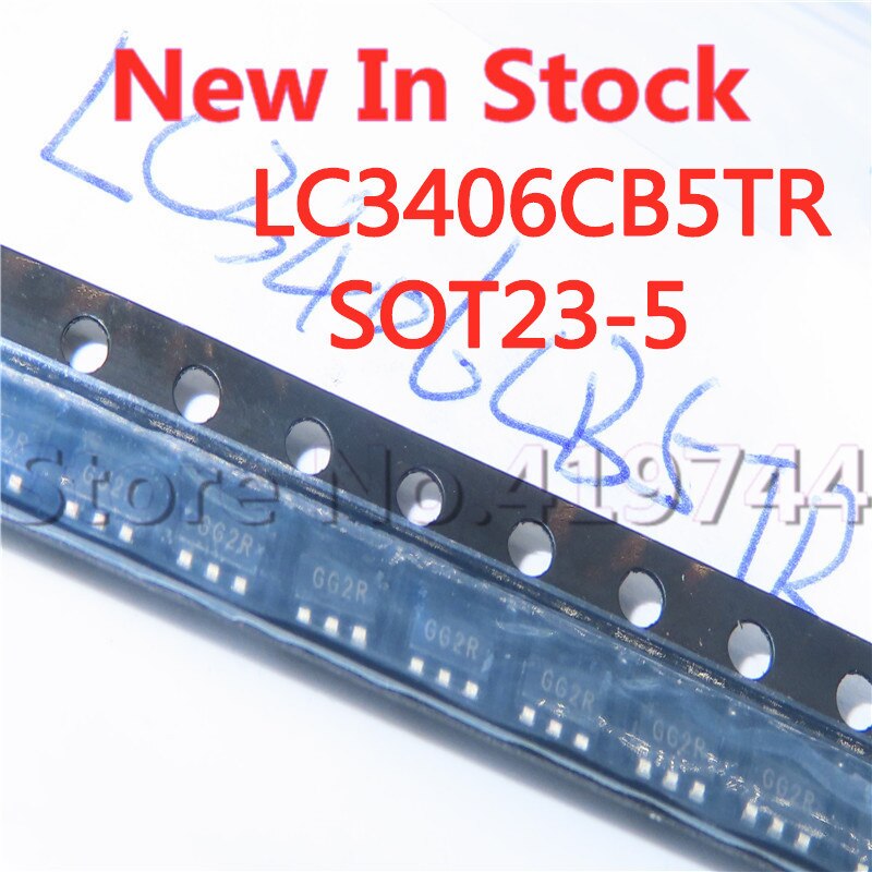 10pcs/lot Kualitas100% LC3406CB5TR LC3406 SOT-23-5 Synchronous Buck Converter Chip In Stock Baru Original