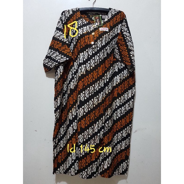 YULI - DASTER L5 REMEK LD 140 - 150 CM PB 110 CM BATIK KENCANA UNGU LABEL HITAM KUH-no 18