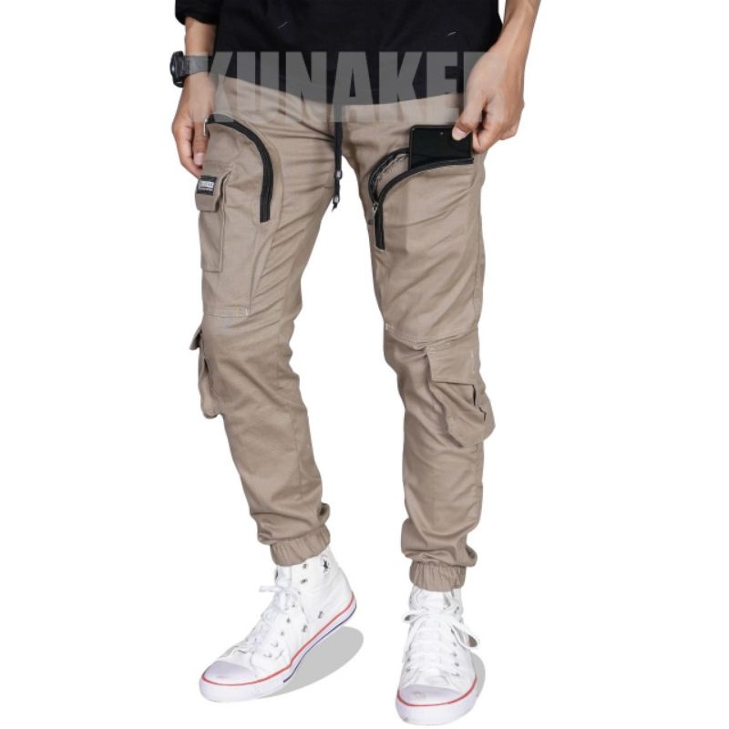 TERBARU Celana Jogger cargo pria premium , celana Jogger pria , celana cargo pria kunaker