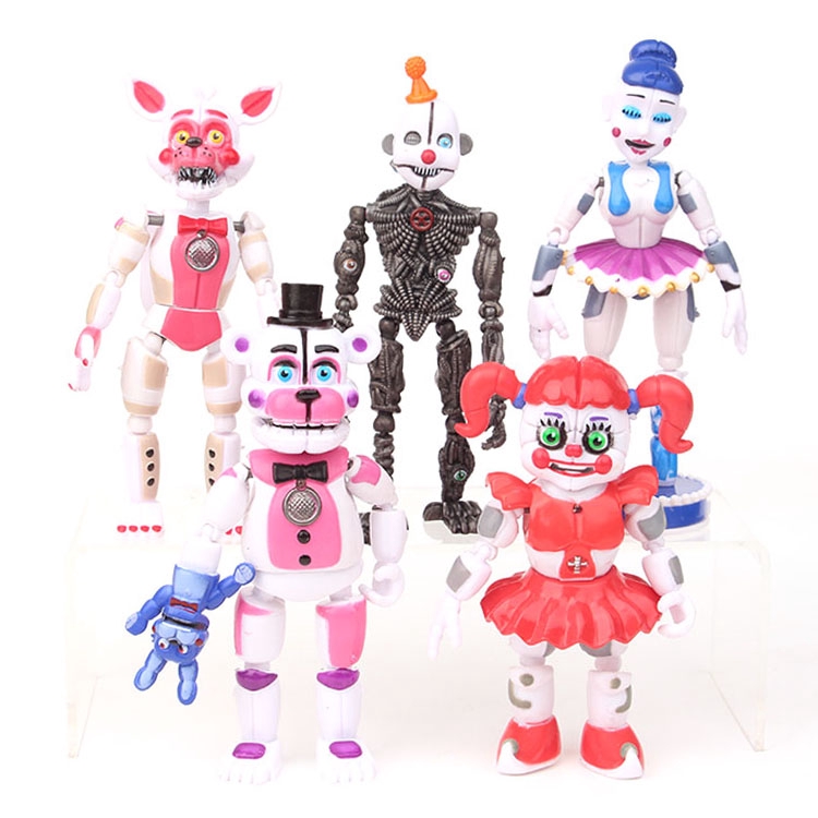 5 Buah Fnaf Lima Malam Pada Freddy Mainan  Freddy Bonnie 