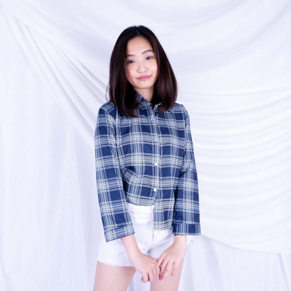 SF - Kemeja Guilen Oversize Shirt / Guilen Oversize Shirt | Bahan Katun Kotak Yandeth Fit XL-6