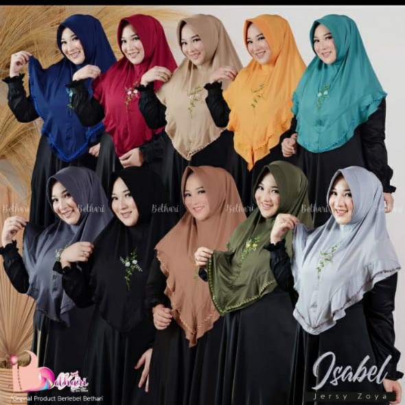 (COD) HIJAB TERBARU BERGO ISABEL/JILBAB INSTAN ISABEL JERSEY BERGO KEKINIAN 2021 HIJAB TERBARU KERUD