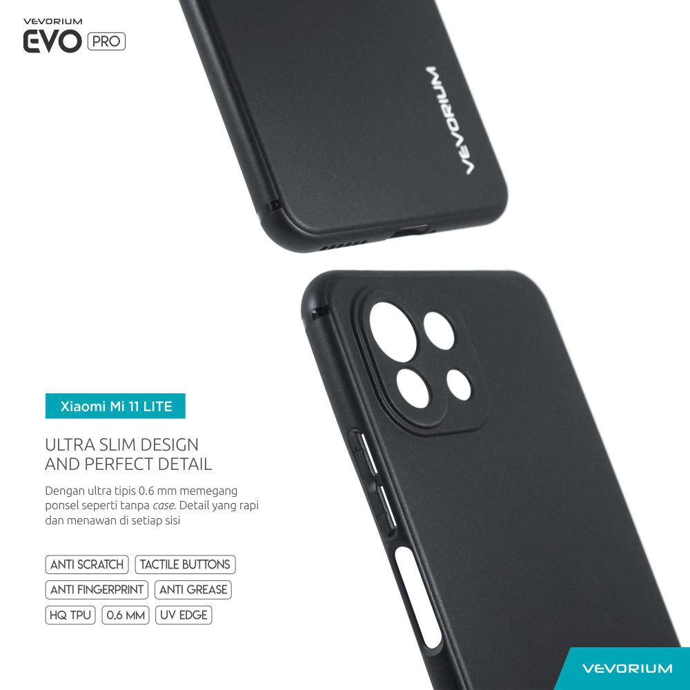 VEVORIUM EVO PRO Xiaomi Mi 11 LITE Mi11 Lite Soft Case Softcase Matte