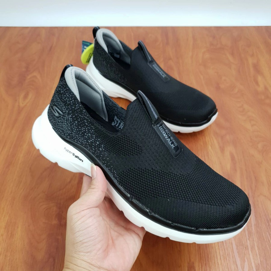 [ NEW ARRIVAL ] SKECHERS PRIA / SKECHERS GO WALK 6 HYPER PILLAR MAN /  RUNNING SHOES / SEPATU JOGGING / HYPER PILLARS