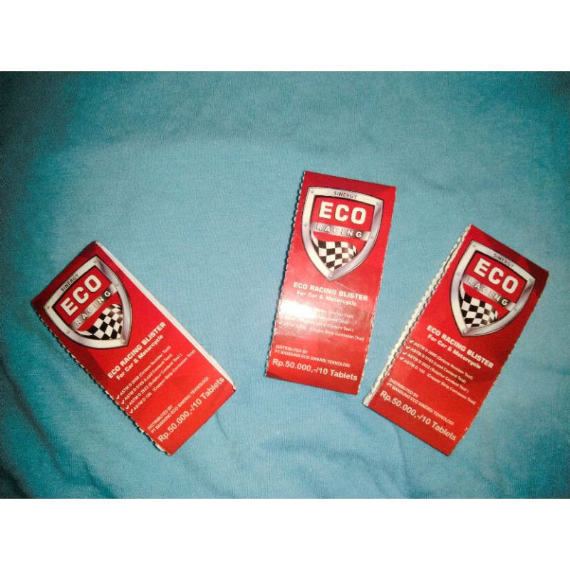 ECO racing blister for car & motorcycle perstrip isi 10 tablet
