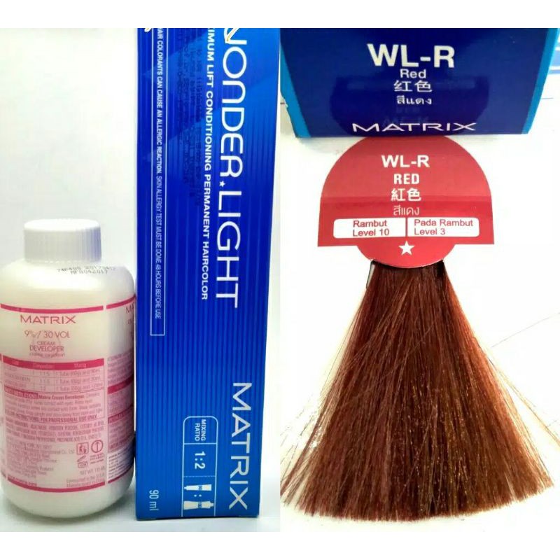 MATRIX WONDER LIGHT 90ML ( CAT RAMBUT) / PAKET MATRIX WONDER LIGHT PLUS OXSIDANT