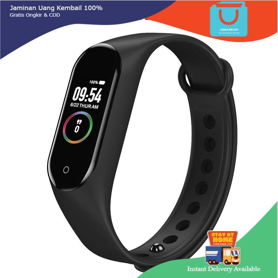 SKMEI ORIGINAL Smartwatch Jam Tangan Pintar LED Bluetooth Heartrate Monitor M4