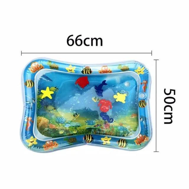 Matras air bermain main bayi anak Baby Kids Water Play Mat playmat  Mainan edukatif edukasi