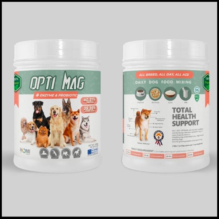 Optimag Supplement Multivitamin Anjing All Breed 500Gr - Pet Vitamin Terbaru