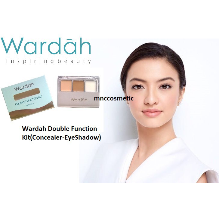 WARDAH DOUBLE FUNCTION KIT CONCEALER EYESHADOW 4 GR