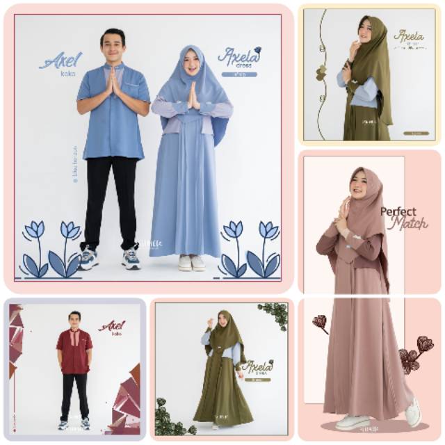 GAMIS LEBARAN COUPLE AXELA DRESS BY SILMEE INDONESIA (DRESS SAJA)