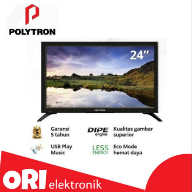 POLYTRON LED TV DIGITAL 24V1853 24INCH