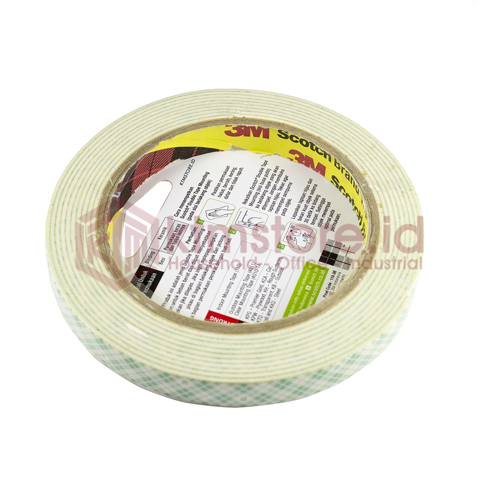 Mounting Double Tape Size 12 mm x 3 mm 3M Scotch 110 - 3B