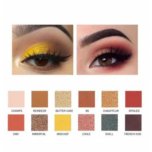 (READY &amp; ORI) Aikimuse 12 Colors Sunset Eyeshadow Palette 305