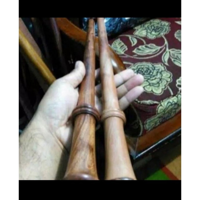 Tongkat komando kayu stigi tongkat kayu stigi