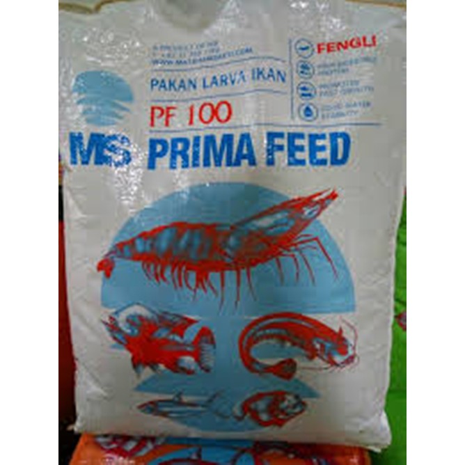 PF100 10kg Pakan Pelet Makanan Larva Ikan MS Prima Feed PF 100 10 kg