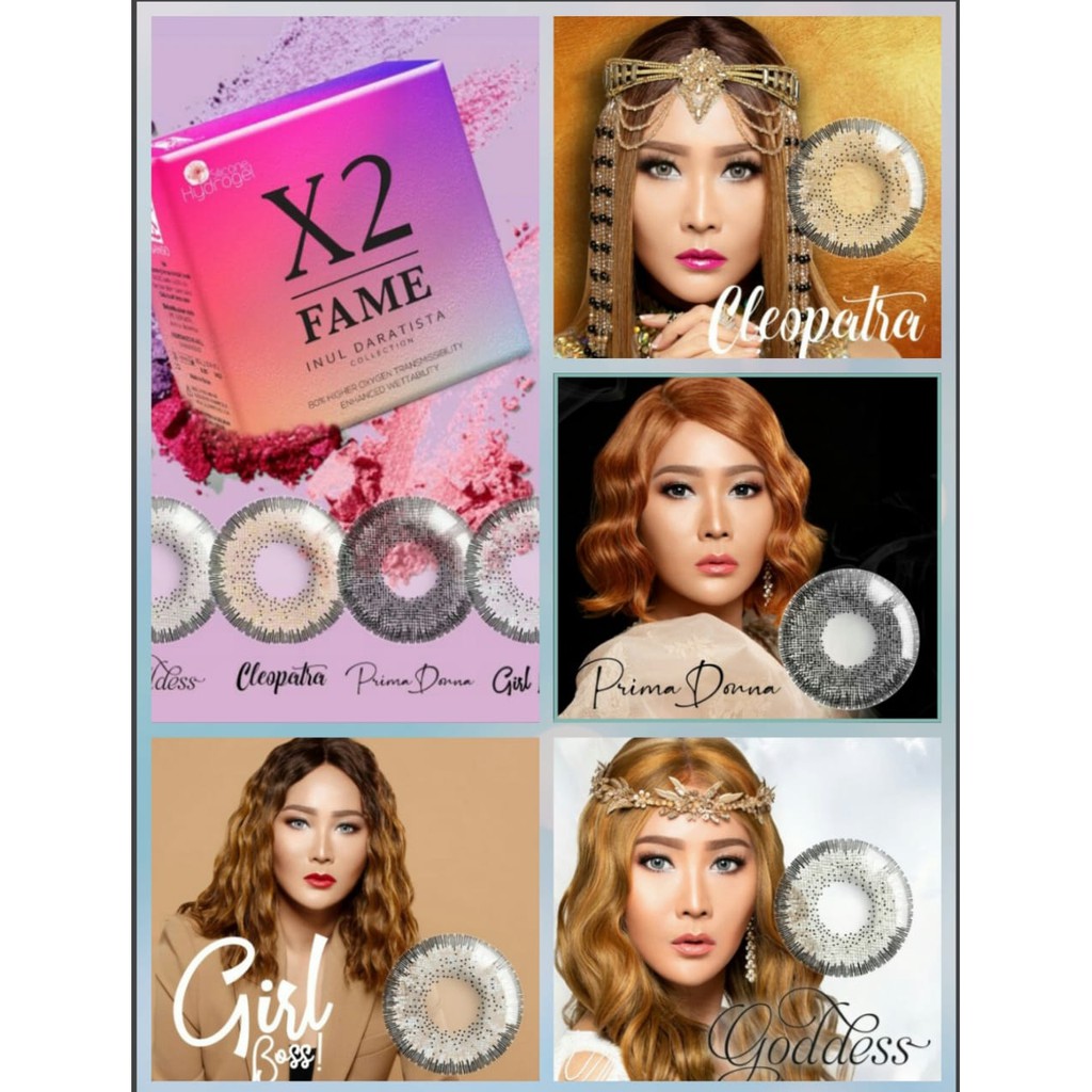 Softlens X2 Fame inul X2 Sanso Fame inul Softlens warna inul Daratista