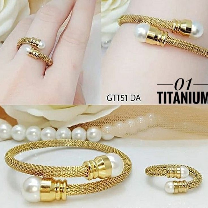 Gelang cincin titanium terlaris UPF037