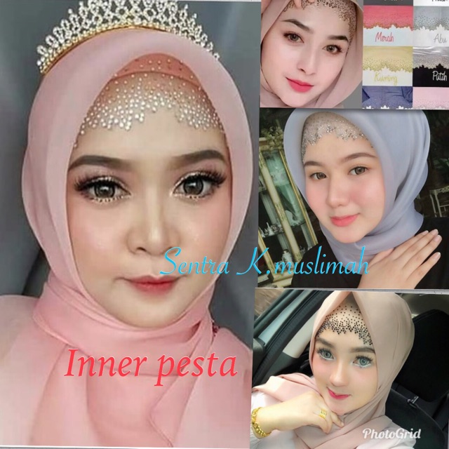 Bandana rajut /inner pesta