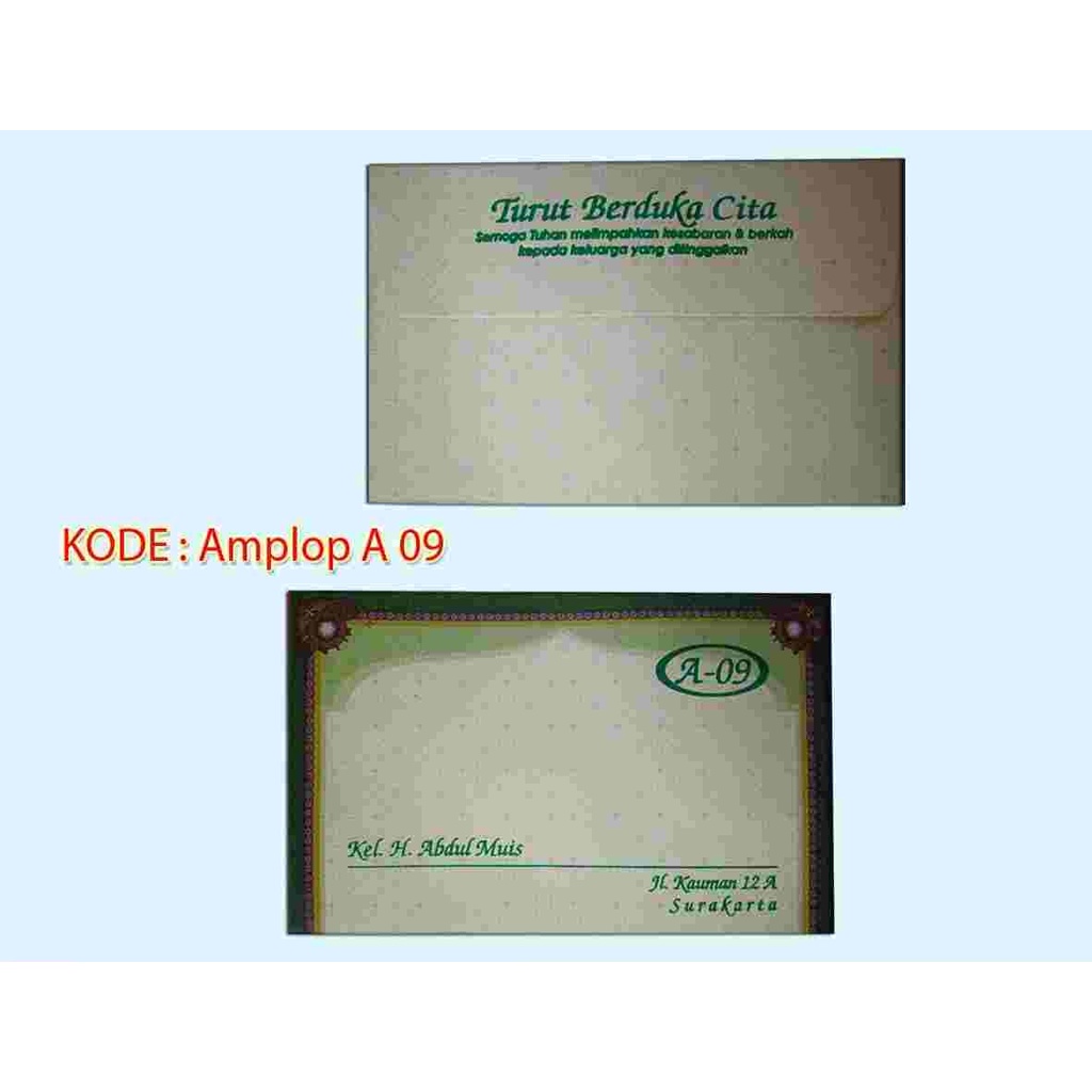

Blangko Amplop Motif A 09 Murah isi 50