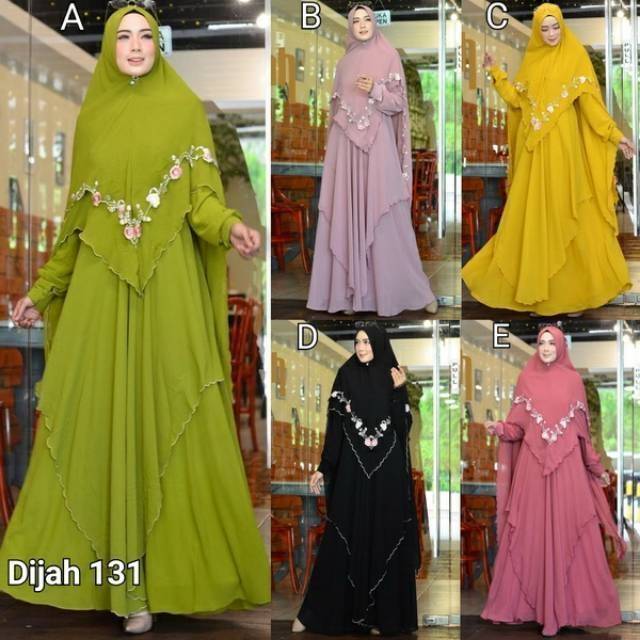 GAMIS SYAR'I DIJAH 131 SET KHIMAR by DIJAH