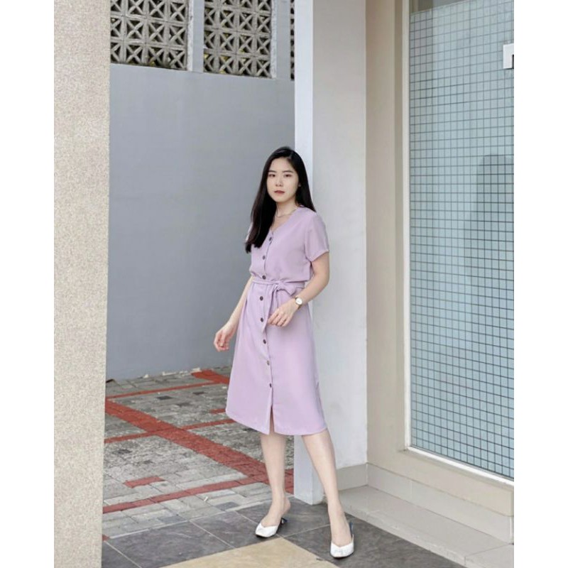 DRS CLARISA OZ LAVENDER / MIDI DRESS