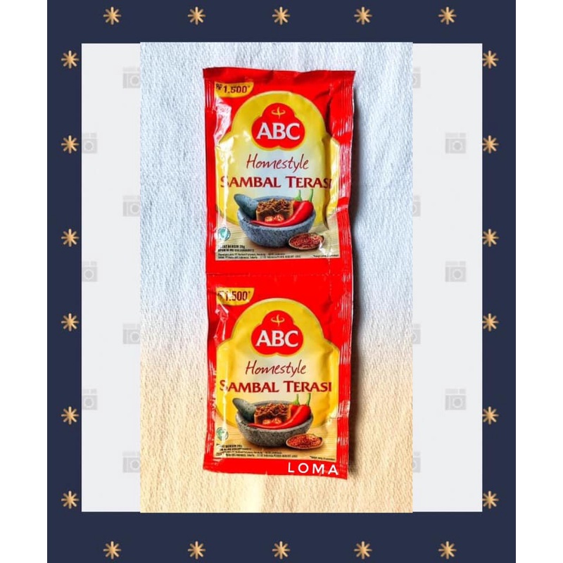 

Sambal Terasi ABC 10sachet