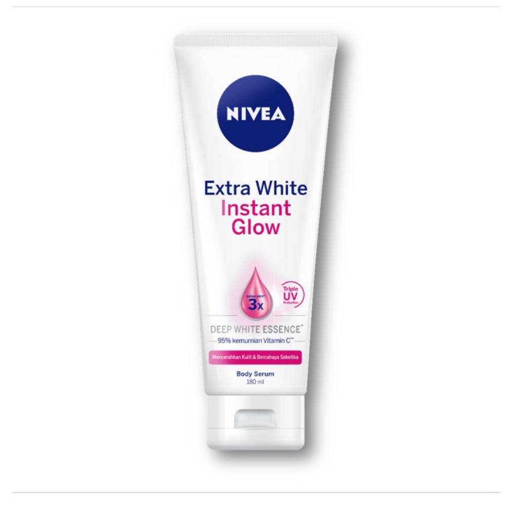 NIVEA Body Serum Extra White | Night | Repair Care Protect | Radiant | Glow | Hijab 180ml