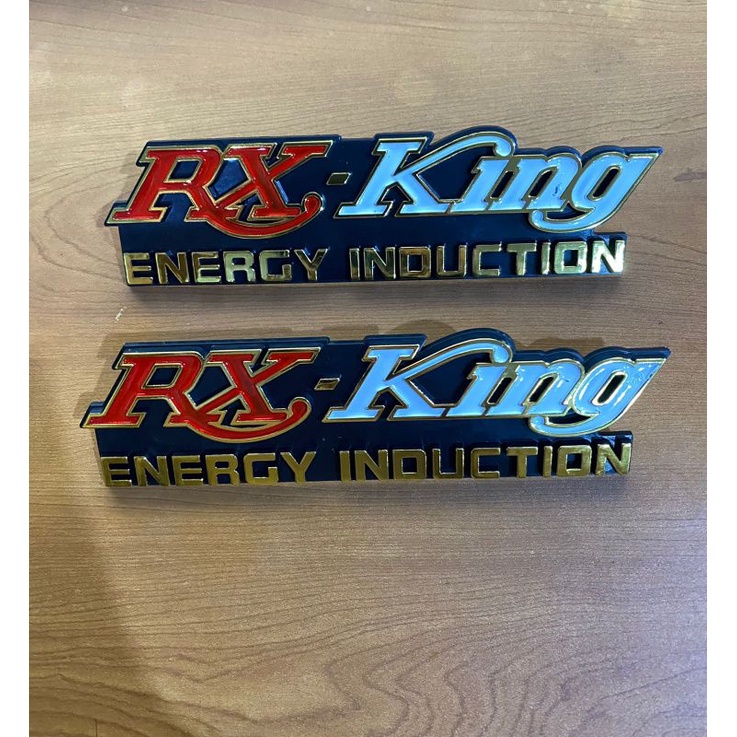 LOGO EMBLEM RX KING BOX AKI RX KING BISA SATUAN DAN 1 SET