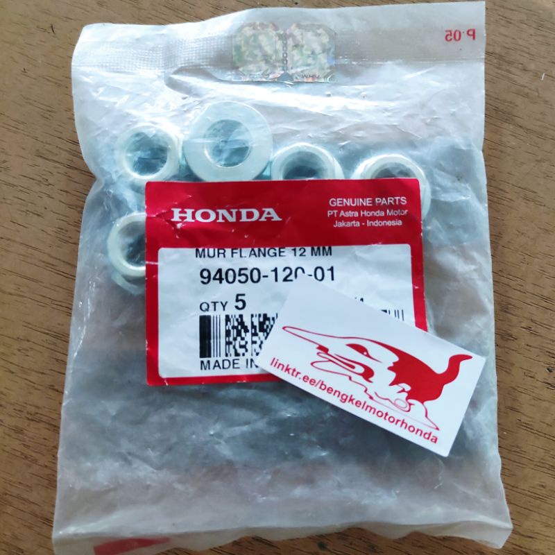 Nut Flange 12MM Mur As Kruk Kanan Magnet CBR CB 150R Sonic CS1 PCX ADV Vario 110 125 150 160 Beat Ge