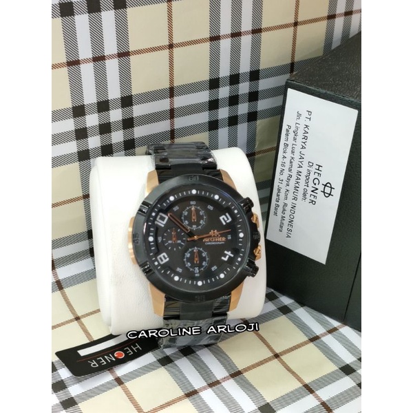 JAM TANGAN PRIA HEGNER HW1656G CHRONO ORIGINAL