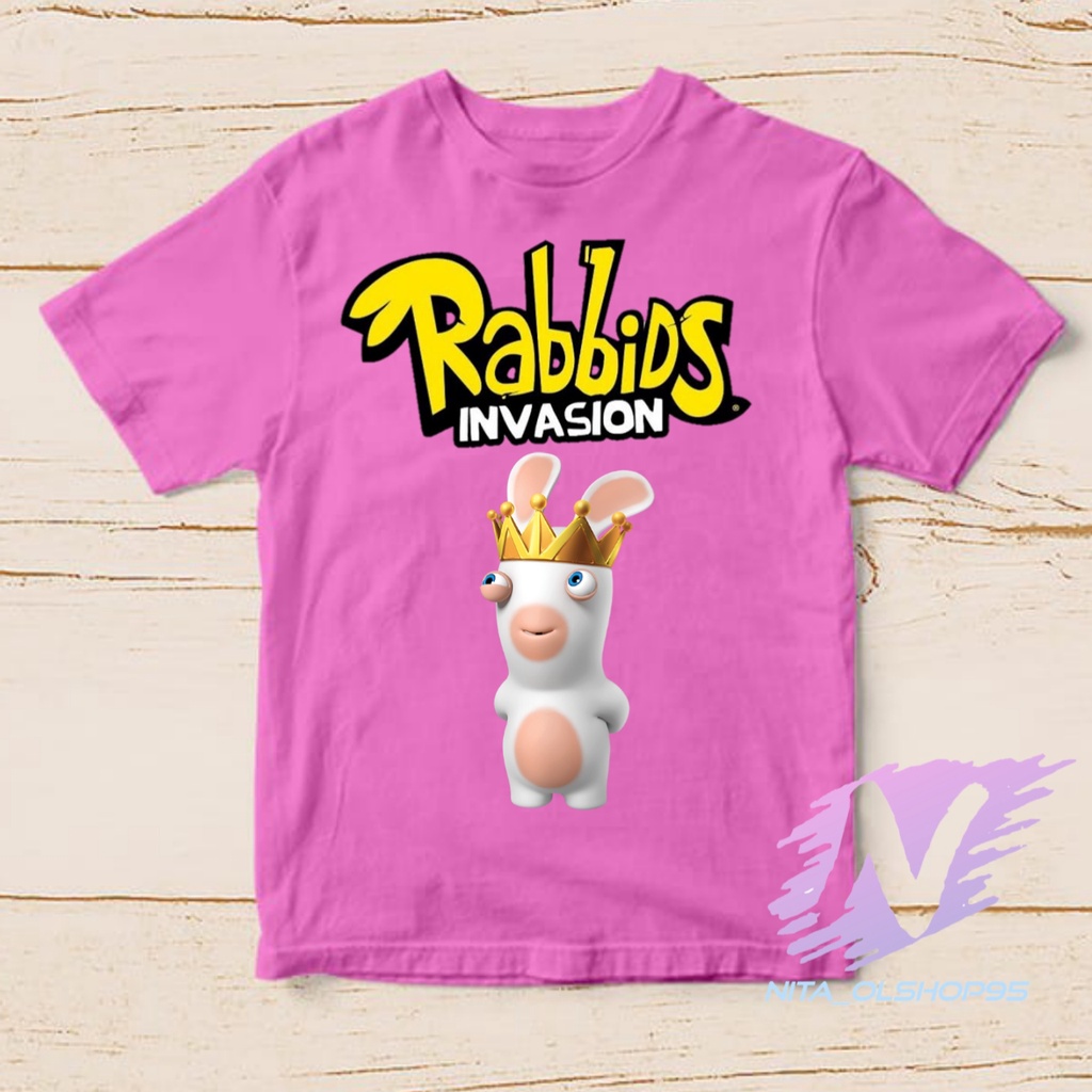 KAOS RABBIDS INVASION BAJU KAOS ANAK KARUN RABBIT