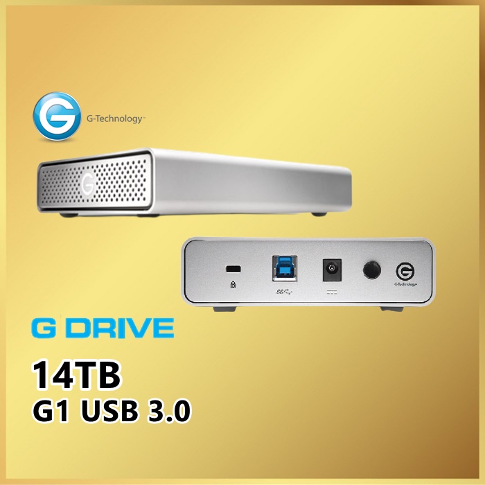 G-Drive 14TB G1 Usb 3.0 Gdrive 14 TB G-Technology Hardisk External HDD