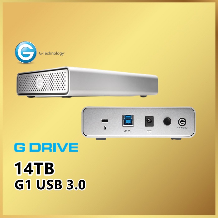 G-Drive 14TB G1 Usb 3.0 Gdrive 14 TB G-Technology Hardisk External HDD