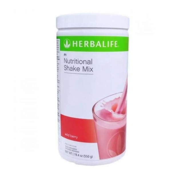 F1 Herbalife nutritional shake mix