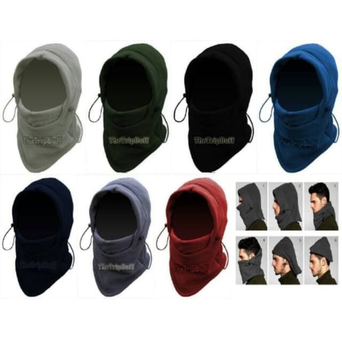 TOPI POLAR NINJA TOPI MASKER KUPLUK MASKER TOPI POLAR balaclava TOPI MASKER MURAH